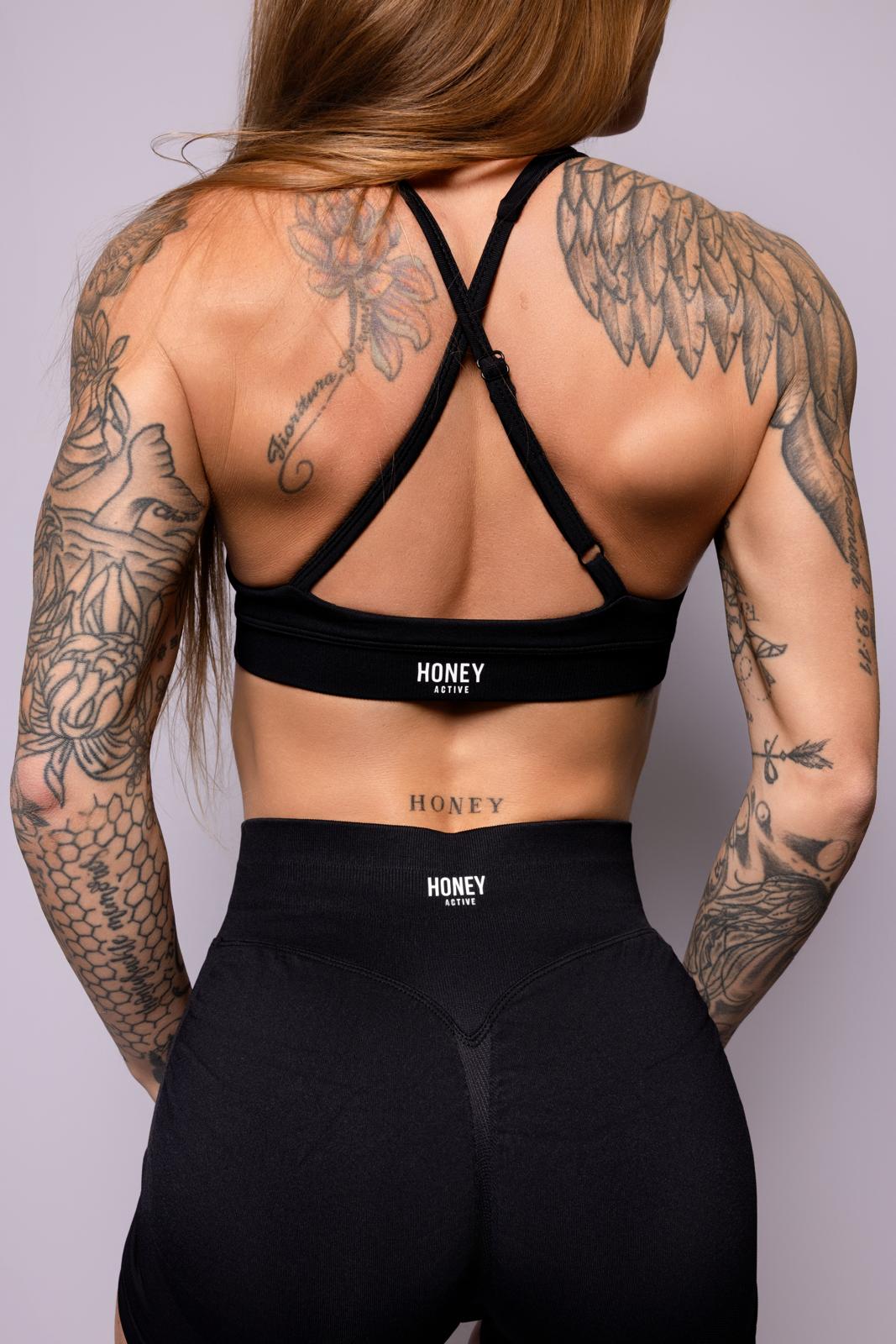 Honey Seamless One Shoulder Sports Bra